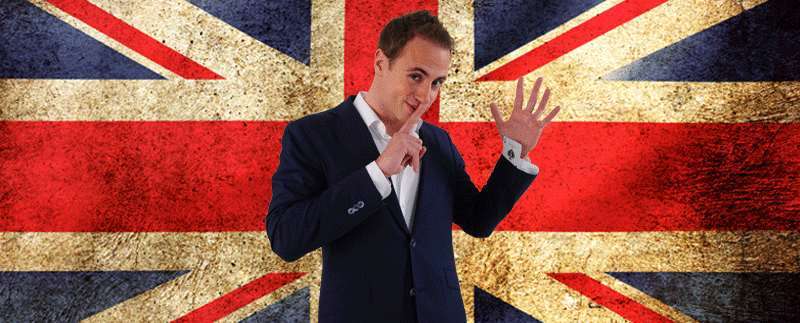 Goochelaar Robin Matrix trad op in Engeland!