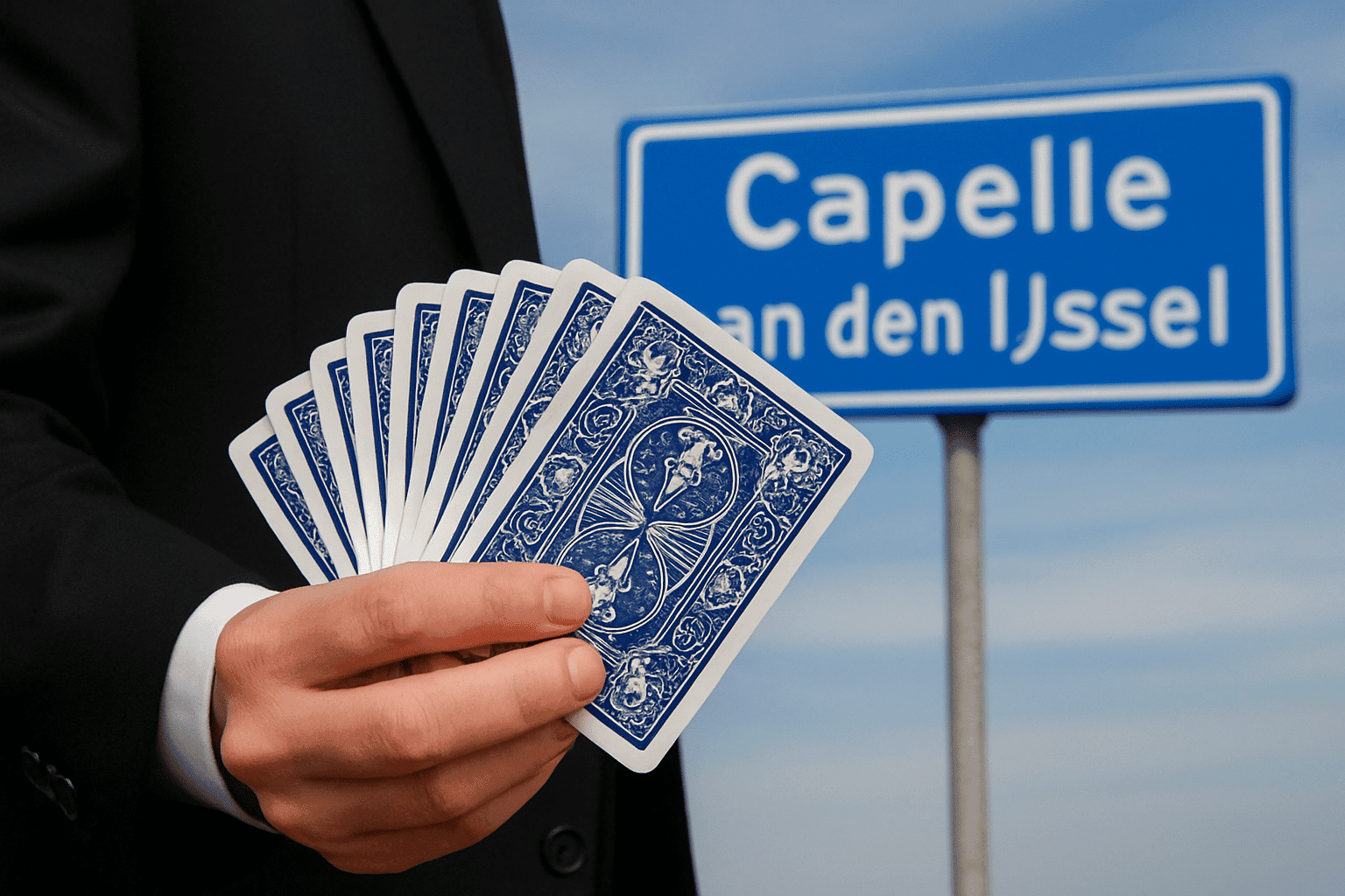 Goochelaar Capelle aan den IJssel met Bicycle kaarten