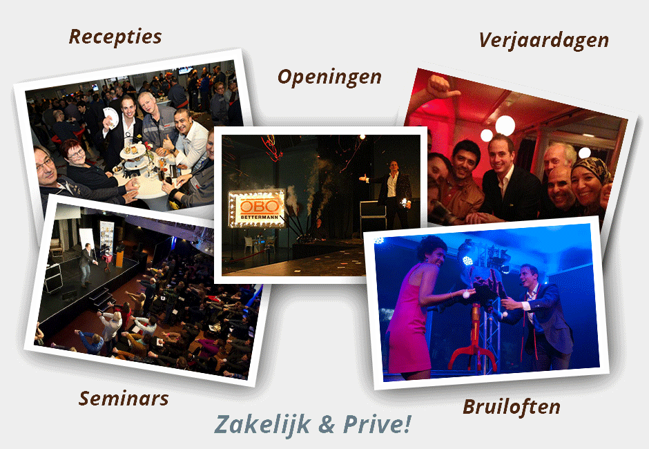 Magisch optreden tijdens een besloten netwerkavond in Spijkenisse