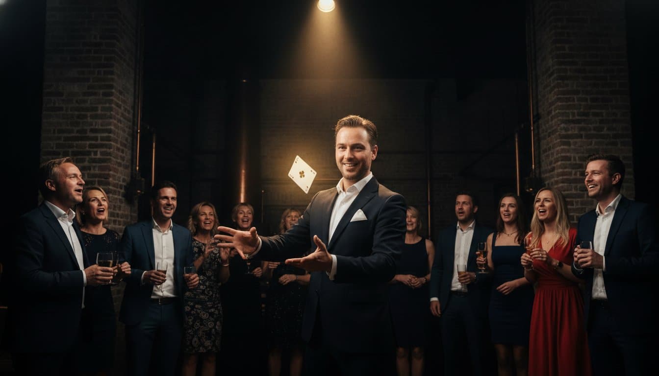 Goochelaar in Schiedam huren? Top entertainment voor uw event