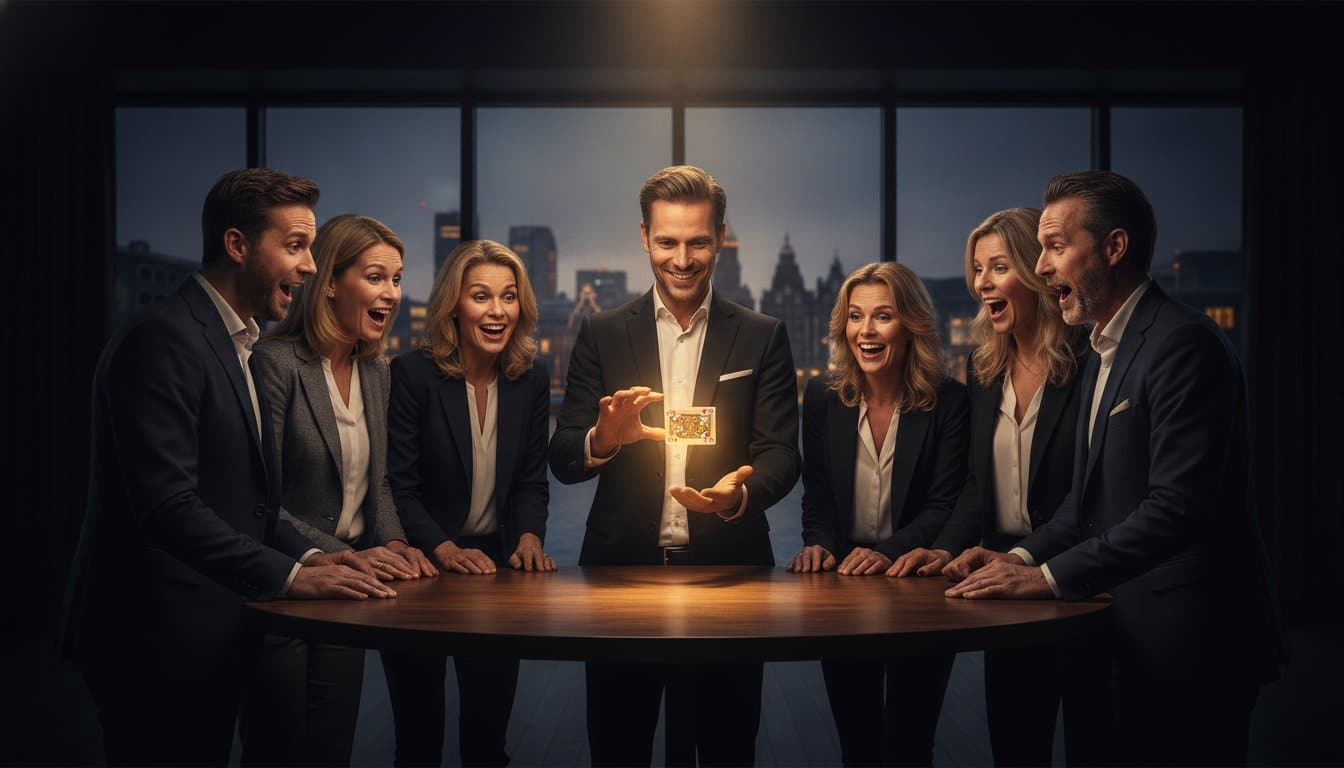 Goochelaar op uw teamuitje: Tips voor een magisch succes